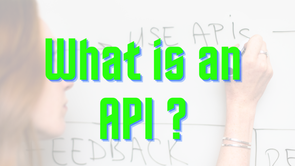 what is an api