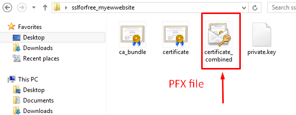 PFX file