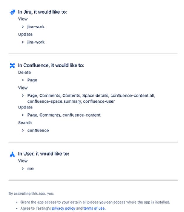 JIRA access authorization for the MCP tool