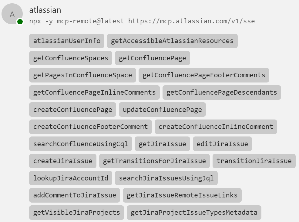 atlassian mcp tools